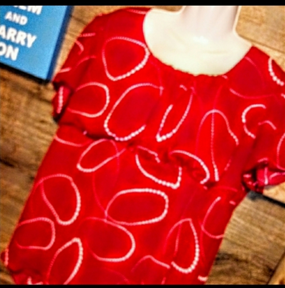 Studio 1940 Top Size 2X Infinite Pearl Print - Picture 6 of 11